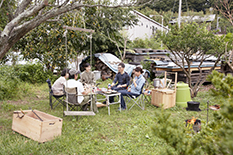 友人たちとＢＢＱ